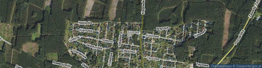 Zdjęcie satelitarne Grafitowa ul.